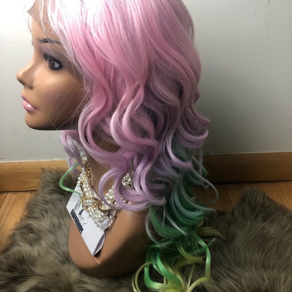 ? 26” UNICORN PINK PASTEL LACE FRONT BODYWAVE WIG